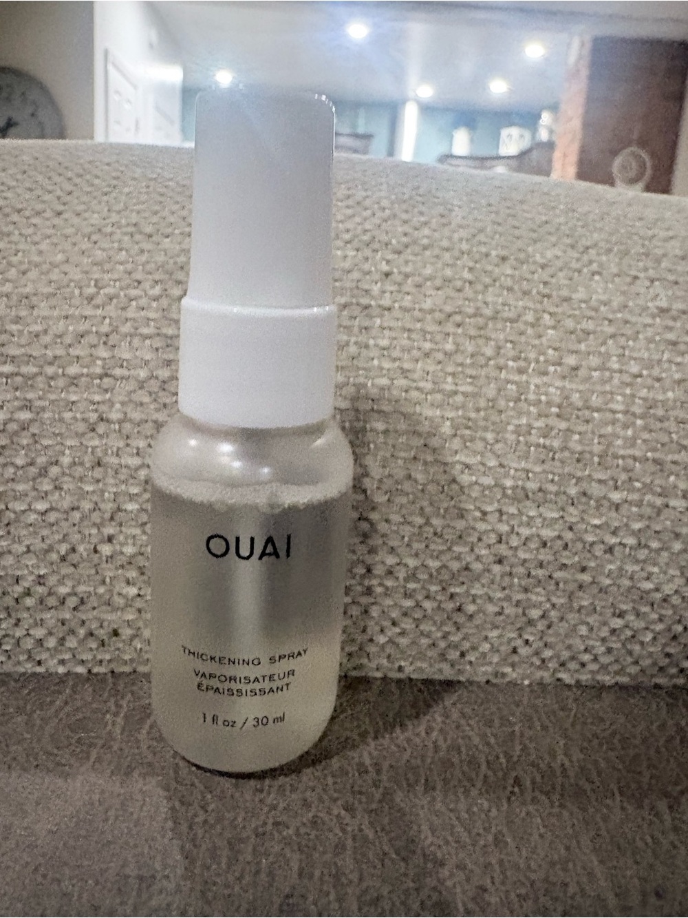 OUAI Thickening Spray - Clear with White Cap